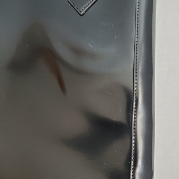 Givenchy Parfums Tote Bag Black Faux Leather Shoppers Very Good Pre Owned - Picture 5 of 12